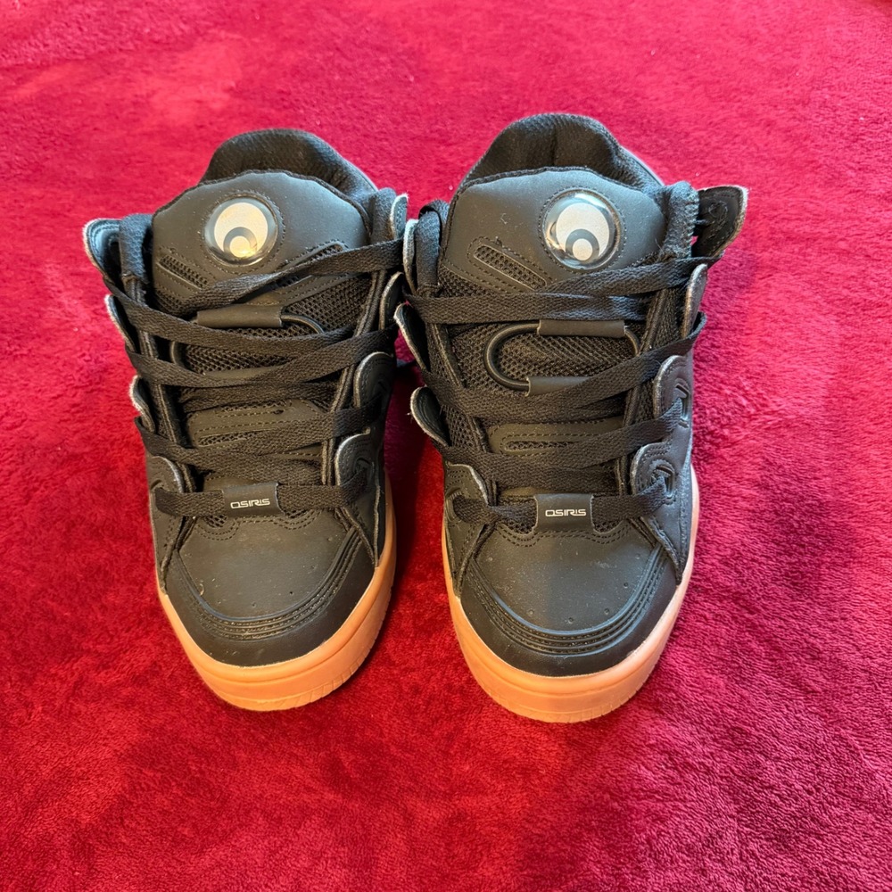 Osiris D3 2001 Black Gum Mens Skate Shoes Technical Sneakers 1141-2708